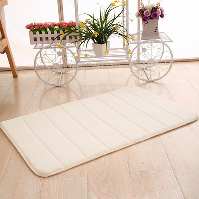 

Toponeto Memory Foam Mat Absorbent Slip-resistant Pad Bathroom Shower Bath Mats