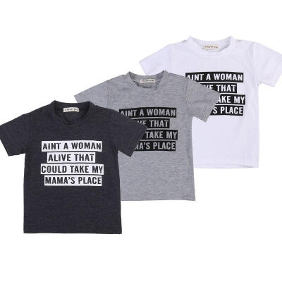 

Kids T shirt Baby Boys Short Sleeve T-shirt Blouse Summer Tee Shirt Tops 1-5T