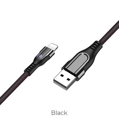 

HOCO U54 Micro USBtype-c8-pin Cable LED Light Fast Charging Data Sync Cable For Samsung Xiaomi IPhone-MICRO USB