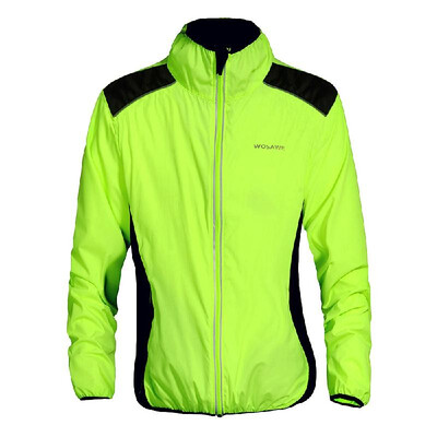 

WOSAWE Cycling Jersey Riding Breathable Jacket Cycle Clothing Bike Long Sleeve Wind Coat