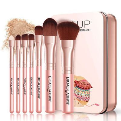 

7Pcs Makeup Brushes Set Eye Lip Face Foundation Soft Fiber Hair Cosmetic Tool