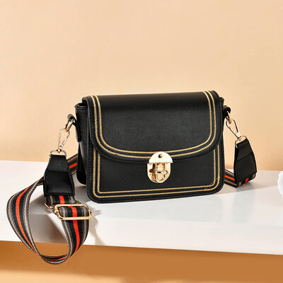 

Shangxin small bag ladys diagonal bag Korean version of Yangqi one-shoulder bag ins super-hot embroidery line ins super-hot