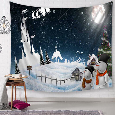 

〖Follure〗Christmas Tapestry Santa Print Wall Hanging Tapestry Art Home Decor