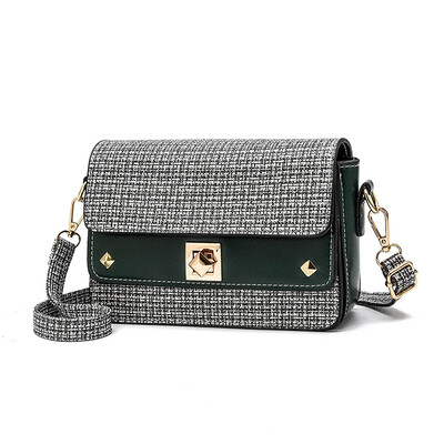 

Shangxin Womens Korean Version One Shoulder Slant Ladys Small Square Bag GirlsFashion Brief