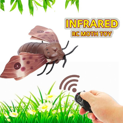 

Remote Control Moth Toys Simulated Insect Toys Infrared Sensing Portable RC Toy for Kids Gift for Kids