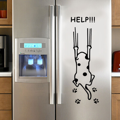 

〖Follure〗Cute Sticker Fridge Happy Delicious Cat Kitchen Fridge Wall Stickers Art