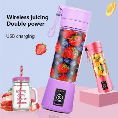 

Oasismall Juicer Electric USB Rechargeable Smoothie Blender Cute Mini Fruit Juice Cup