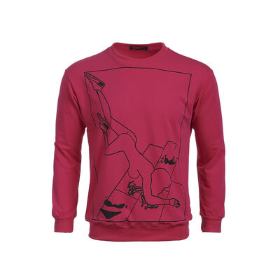 

Fashion Men Loose Printed Cotton O-Neck Long Sleeve Casual Active T-Shirt Tops -2XL