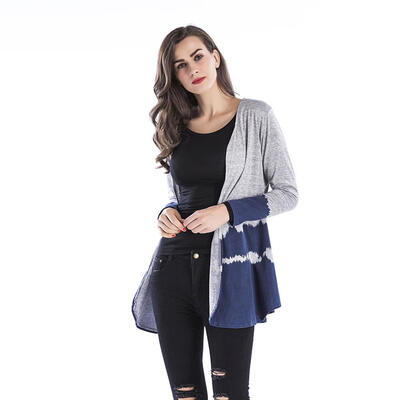 

Autumn Long Sleeve Loose Knitted Cardigan Sweater Fashion Women Cotton Coat
