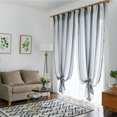 

NeillieN window screening Nordic Wind Simple Stripe window gauze Transparent window gauze Wholesalegauze for screening windows