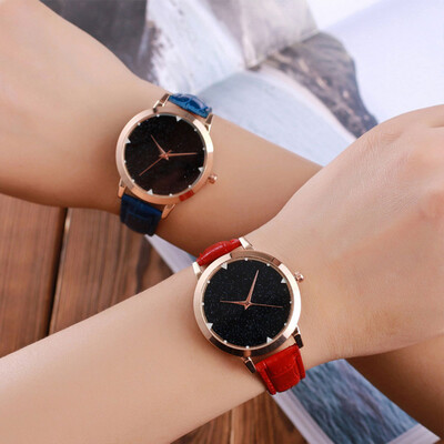 

Aibo explosion star sky hot trend belt womens watch