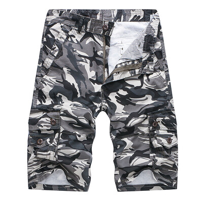 

Gobestart Summer New European And American Mens Multi-pocket Camouflage Shorts Overalls