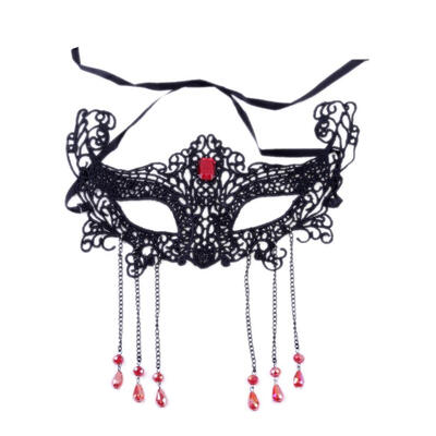 

Women Sexy Hollowed Out Lace Half Face Mask for Halloween Decorative Stage