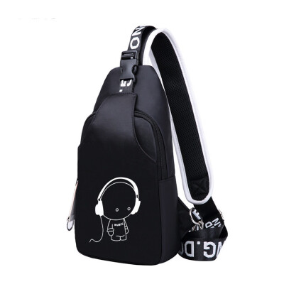 

Chest bag travel bag mens casual messenger bag