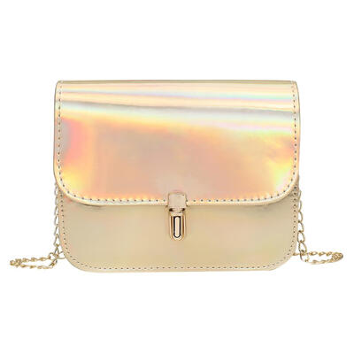 

Elegant Women Lady Laser Leather Shoulder Mini Chain Casual Messenger Bags