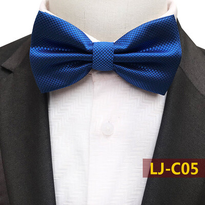 

Source off-the-shelf polyester material plaid plain mens bow tie wedding bow tie