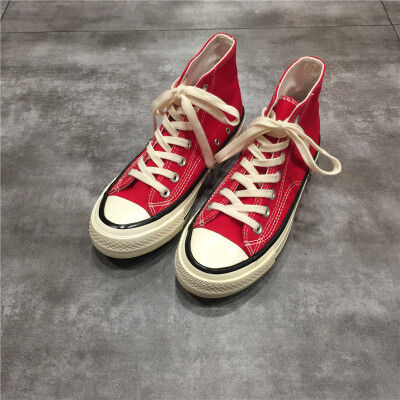 

High-end shoes children student 1970s canvas shoes 2018 new version of the Korean version of the Hong Kong windboard shoes