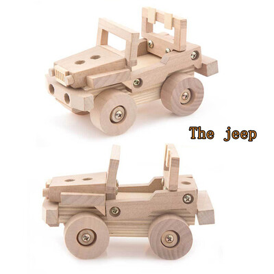 

Tailored Trend DIY Toy Creative Wooden Truck Building Kit Childrens Gift