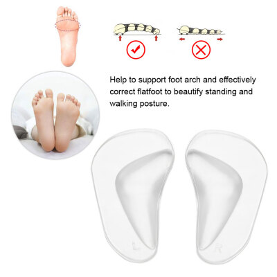 

Greensen 2 PairsSet Orthotic Silicone Feet Foot Arch Support Cushion Shoe Insoles Pads Arch SupportOrthotic Insoles