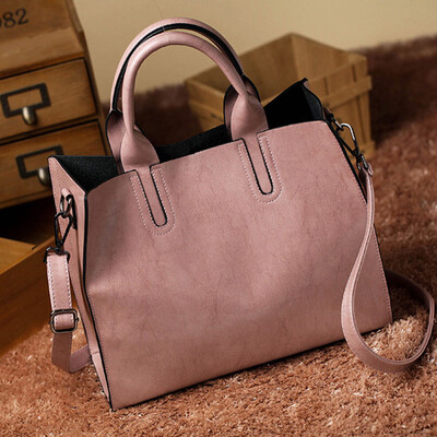 

Tailored Womens Fashion Leather Shoulder Bags with Corssbody Bag&Handbag Pink