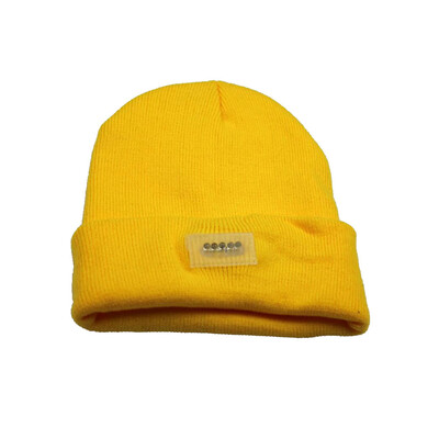 

Multi-purpose Ultra Bright 5 LED Winter Warm Beanie Cap Unisex Cool Lighted Stocking Cap Kintted Hat Outdoor Flashlight Lamp for C