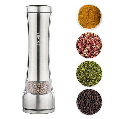 

Salt Pepper Grinder Pepper Mill Spice Sauce Muller Pepper Shaker Mill Salt Grinder Manual Grinding Tool Gadget Adjustable Coarsen