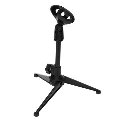 

PC-03 Folding Adjustable Desktop Microphone Stand Holder Portable Tripod
