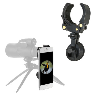 

Eyeskey Spotting Scope Adapter Phone Mount Holder Compatible with Telescope Spotting Scope Binoculars Monocular