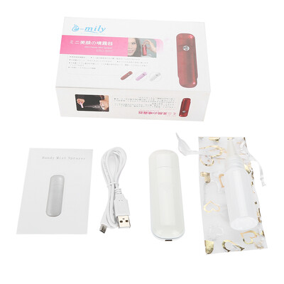 

Greensen 2 Colors Nano Cold Spray Handy Mist Face Nano Atomization Cold Mister USB Power Supply Sprayer Water Spray