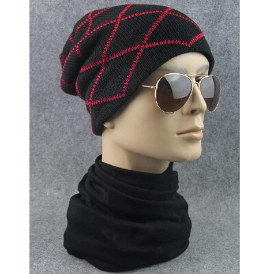 

Women Men Beanie Knitted Hat Autumn Winter Unisex Warm Cap Slouch Skullies Bonnet Casual Headwear