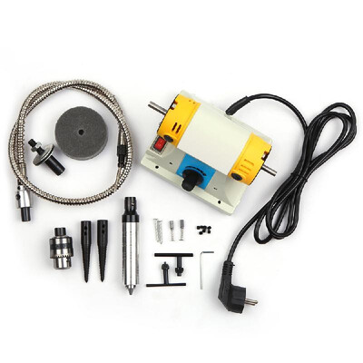

Mini TM Table Lathe Polishing Motor Jewelry Polishing Machine Rotary Burnishing Grinding Cleaning Finishing Motor