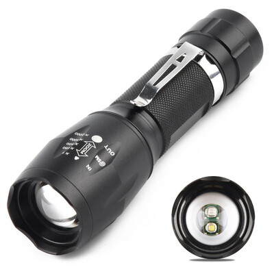 

Saidsome PROBE SHINY Dual Light Source Flashlight Telescopic Focusing Rechargeable Light flashlight lamp