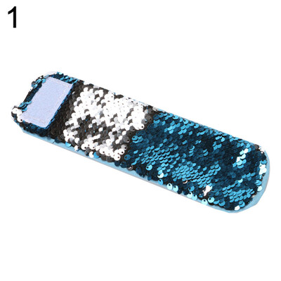 

Fashion Mermaid Sequins Magic Tape Children Bracelet Wristband Party Prop Gift