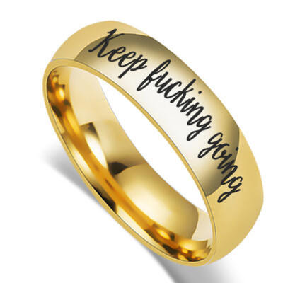 

Stainless Steel Ring Jewelry Gift creative