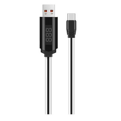 

HOCO U29 Smart 2A Timing Type-C To USB Fast Charging Data Cable W LED Display For Mobile Phones