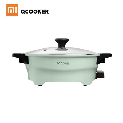 

Xiaomi OCOOKER Hot Pot Twin Divided Two-Flavors Cookware Little Sheep Pot Hot Pot Soup Stock Pot Winter Party Cooking Tools 1500W