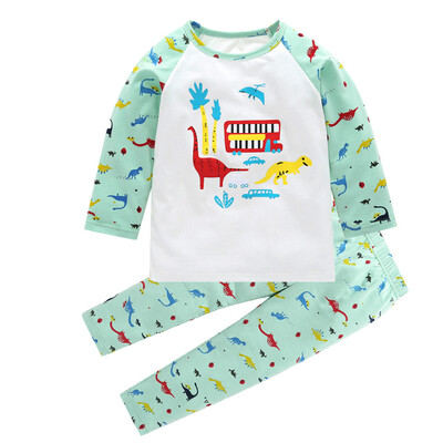 

Newborn Kids Baby Boy Girl Dinosaur Print TopsPants 2-Piece Pajama Outfits Set