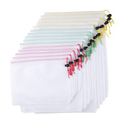 

15pcs Multi-function Mesh Bags Reusable Grocery Bags Fruit Vegetable Bag