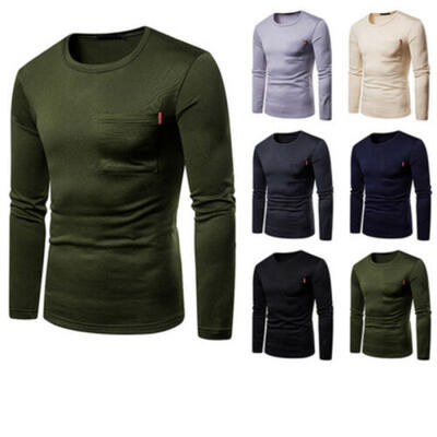 

Mens Sweatshirt Plain Fleece Crew Neck Jumper Work T-shirt Top Pullover Jersey