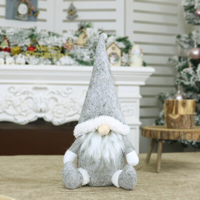 

〖Follure〗Handmade Santa Cloth Doll Birthday Present For Home Christmas Holiday Decoration