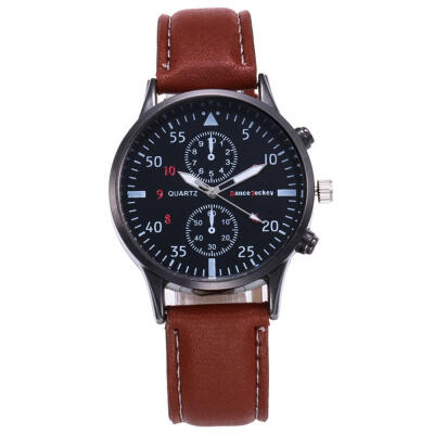 

Gescar 42cm Luxury Neutral Quartz Watch Casual Leather Strap Wrist Watch