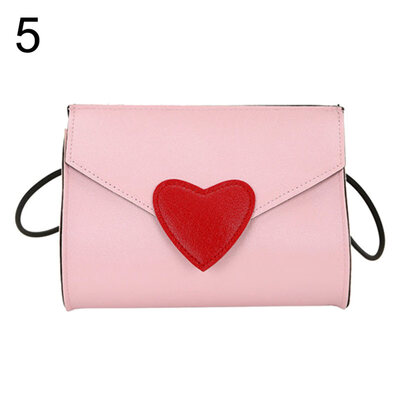 

Fashion Women Cupcake Heart Faux Leather Small Zipper Crossbody Shoulder Bag