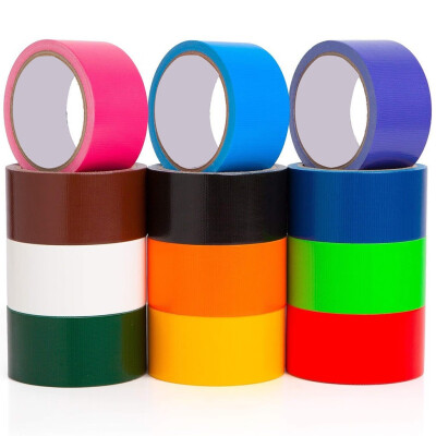 

〖Follure〗Multi Colored Duct Tape12 Colors 10 yards x 2 inch rolls Girls & Boys Kids Craft