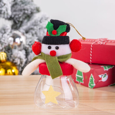 

Gobestart Cute Christmas Candy Storage Can Decor For Home Gift Biscuits Food Storage Jar