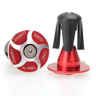 

Bicycle Cycling Handle Bar Grip Caps Aluminum Bike Handlebar End Plugs