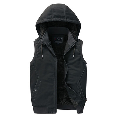 

Toponeto Mens Fashion New Style Casual Furring And Thickening Vest Fashion Warm Vest