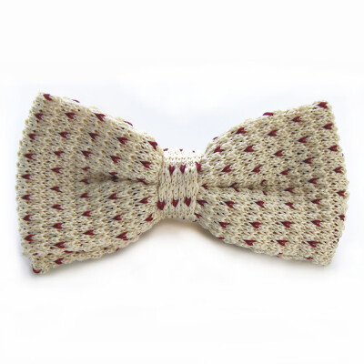 

Manufacturers retail wholesale custom-made knitted cotton bow tie a generation of new knitted bow tie wool bow tie