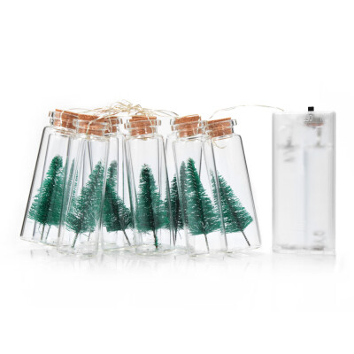 

10 LEDs Christmas Tree Wishing Bottle Light String