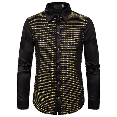 

Mens Luxury Casual Formal Shirt Long Sleeve Slim Fit Business Dress Shirts Tops