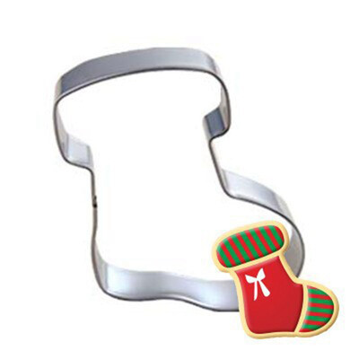 

Unique Design Christmas Stockings Sock Shape Pastry Cake Cookie Cutter Fondant Decorating Tools